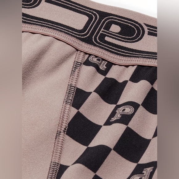 VS Pink SET Checkered Cozy Fleece Half-Zip Pullover & Ultimate Leggings Plaid - Picture 7 of 9